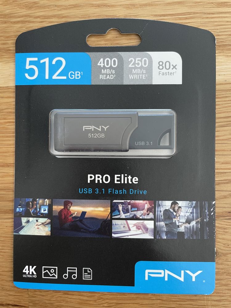 USB 3.1 PRO Elite PNY, 512 GB