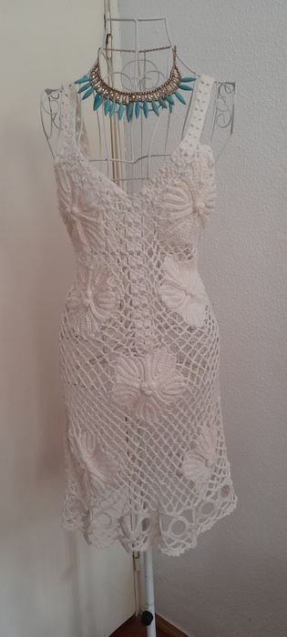 Rochie de plaja crosetata