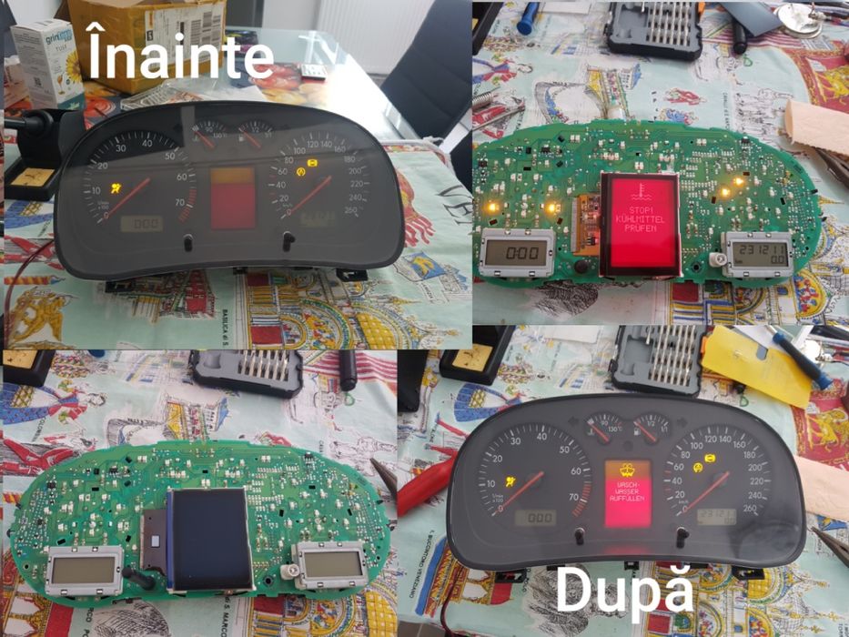 Maxidot Display LCD VDO cluster ceasuri bord Audi Skoda Seat Volkswage