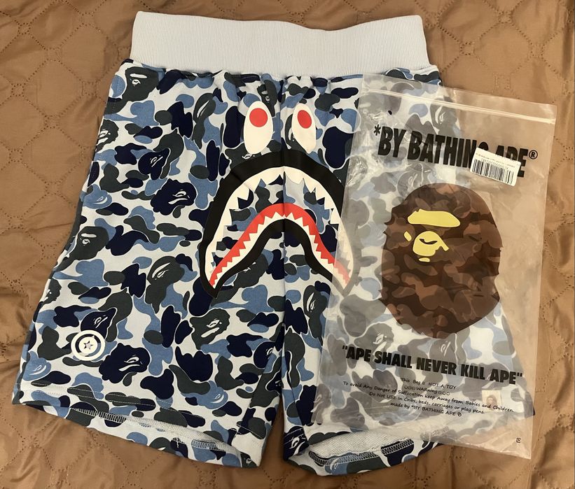 Сини Bape къси панталони