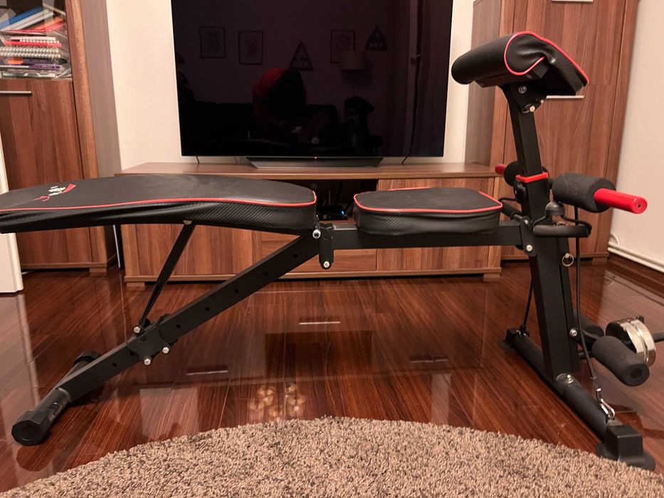 Gantere + Banca de exercitii