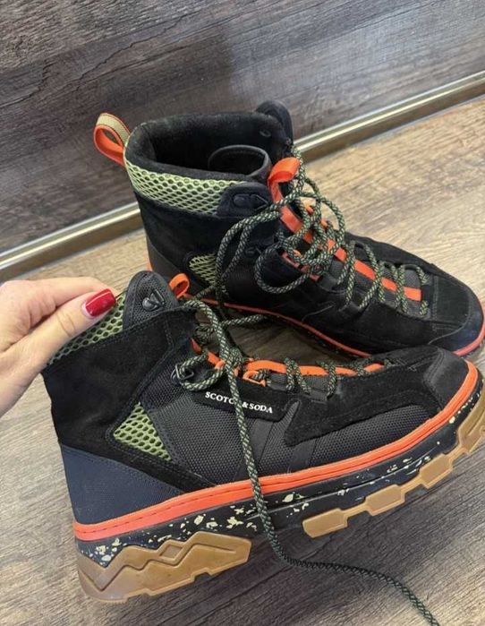 Scotch & Soda Боти от текстил и велур 43-44