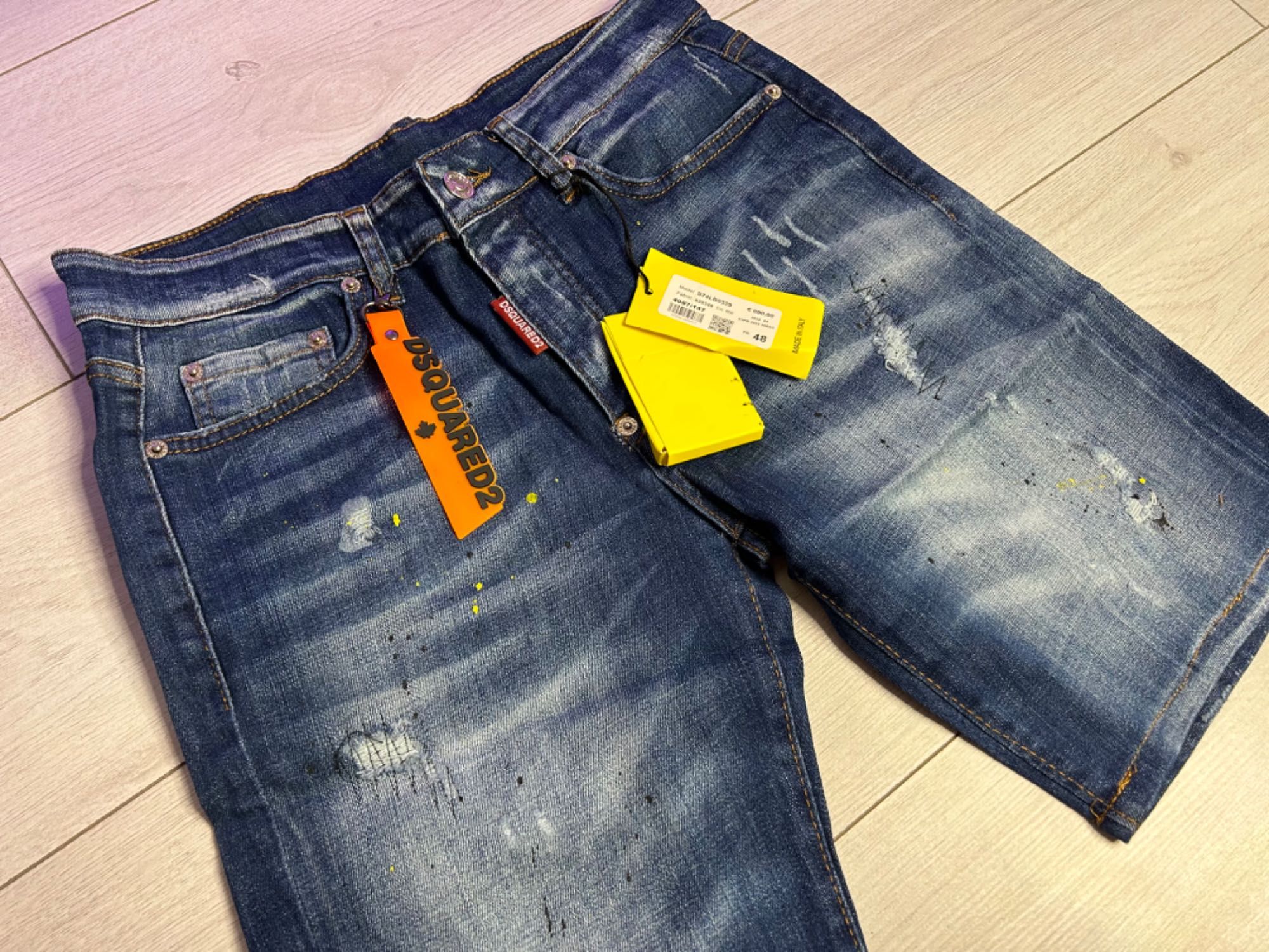 Blugi Scurți Dsquared2 Blue new collection 2024