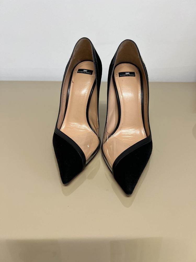 Vand pantofi negri, ELISABETTA FRANCHI , 36,5