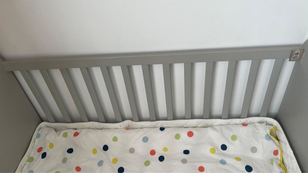 Patut Ikea 120/60 cu 3 sertare -( 2 trepte) in STARE  FOARTE BUNA