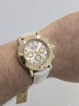 Золотые часы Rolex Daytona в женчужном циферблате