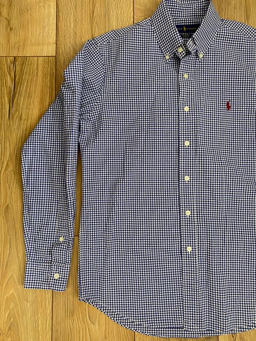 RALPH LAUREN-camasa in stare impecabila, in carouri pentru barbati,S/P