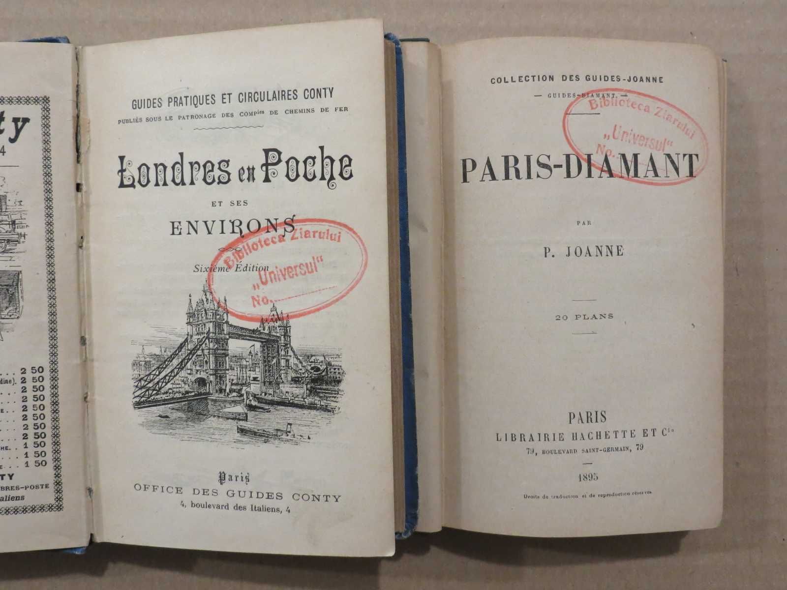 Ghiduri turistice Londra si Paris  1897 / 1895