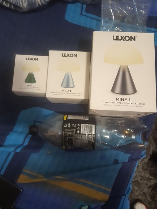 Vand lampa veioza led Lexon Mina si Mina M