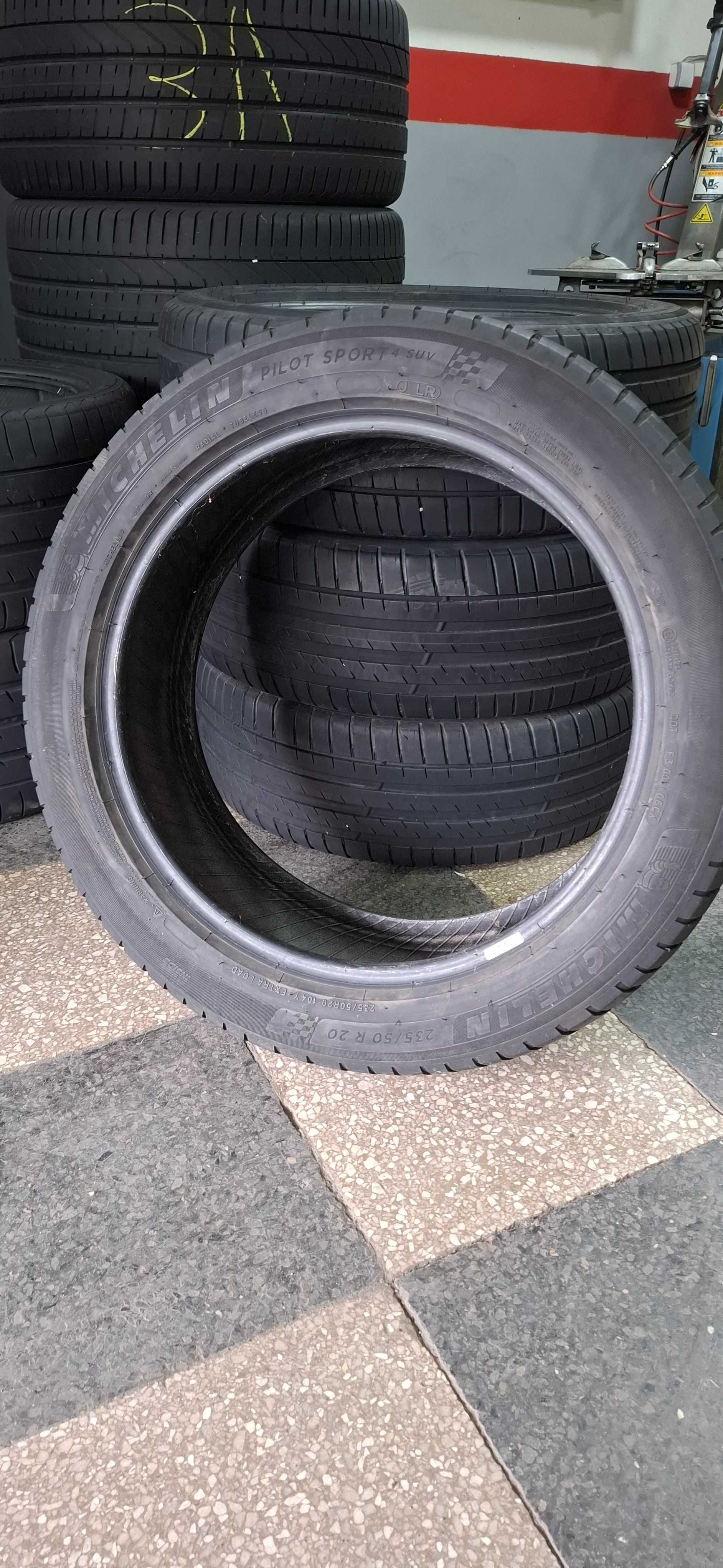 4бр. 235/50/20 Michelin 4.5mm грайфер, дот 19г. Безплатен монтаж--