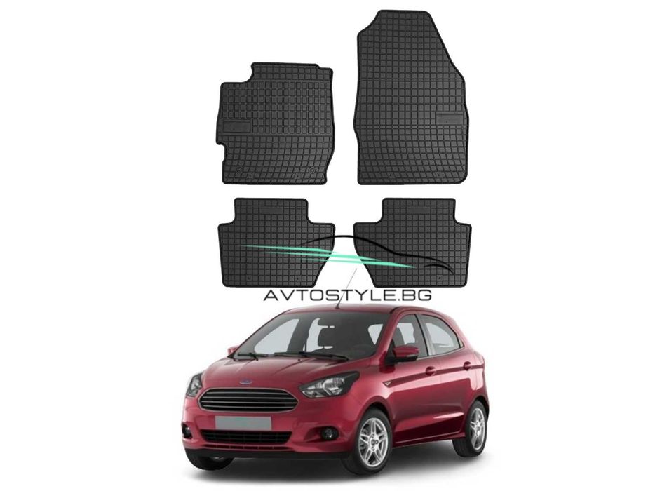 Гумени стелки за Ford Ka+ 2016-2019 г., Frogum - El Toro