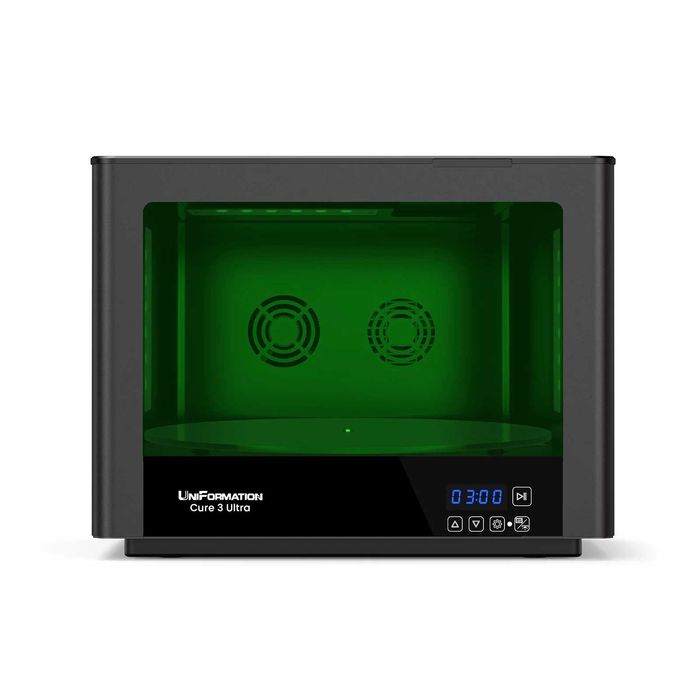 UniFormation Cure 3 Ultra -Изсушаване и втвърдяване на модели от смола