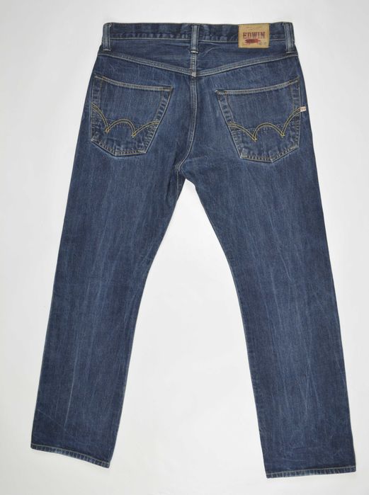 Blugi Edwin Japonezi Selvedge W32 L32 Barbati Regular Straight