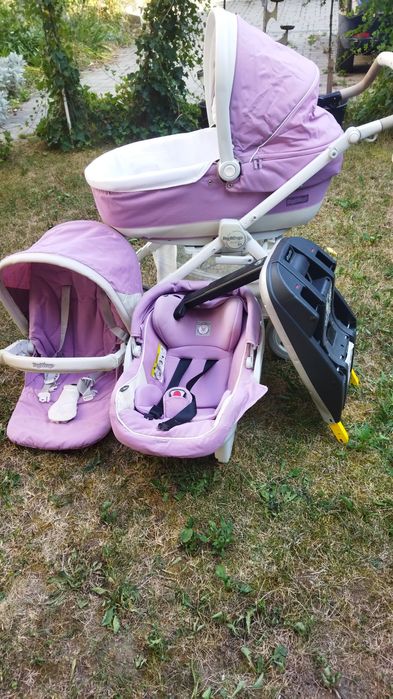Set cărucior sport, landou scoica scaun masina isofix Peg Perego 1200