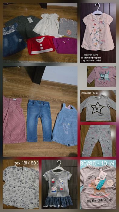 Lot hainute in stare foarte buna 74-80