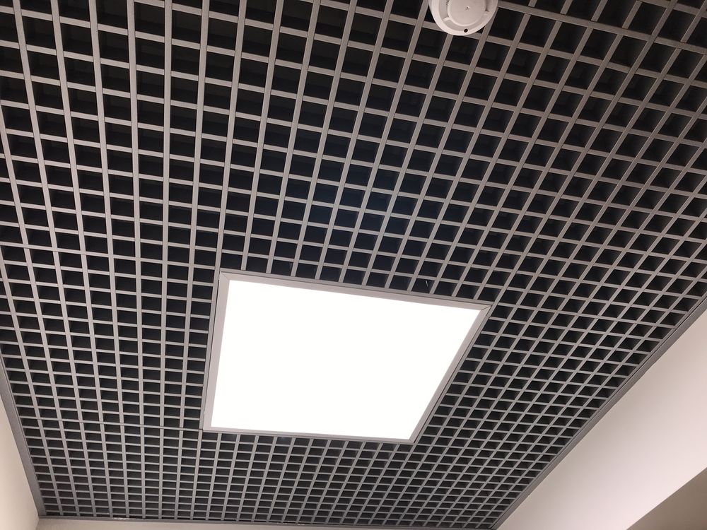 Grilliato potolok 10x10 грильято армстронг реечние 3