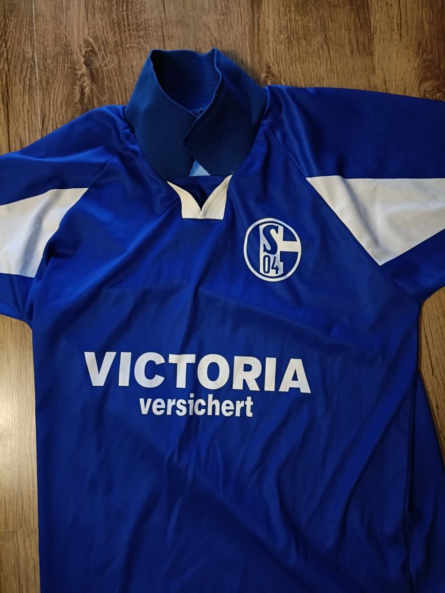 Tricou Fotbal Retro Schalke 04