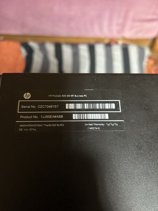 Unitate pc hp prodesk 400 g4