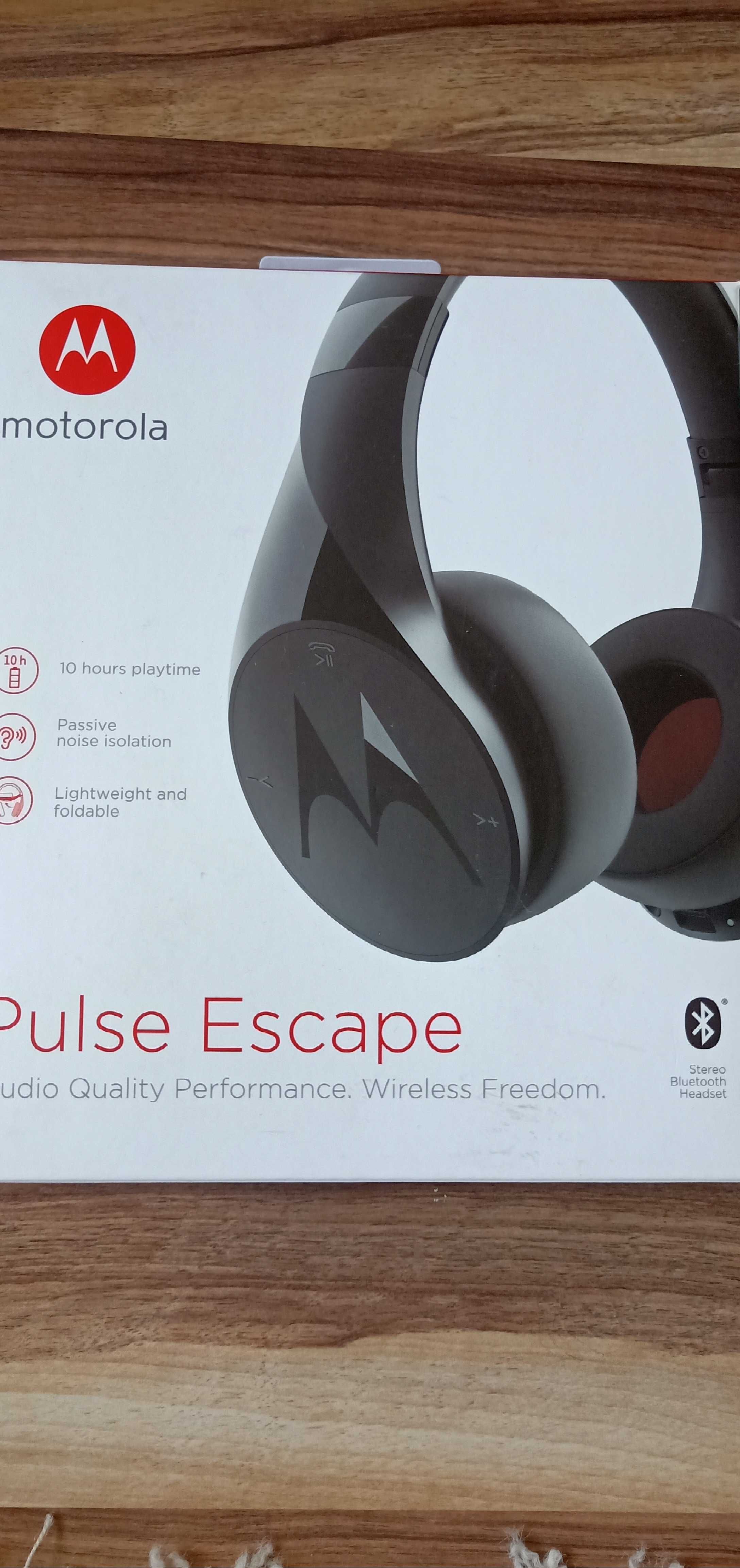 Bluetooth слушалки Motorola Pulse Escape, черни