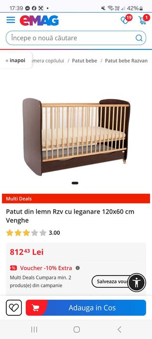 De vanzare patuti copii