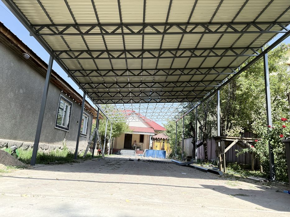 Сделеам, Навес, односкат двухскат дуга