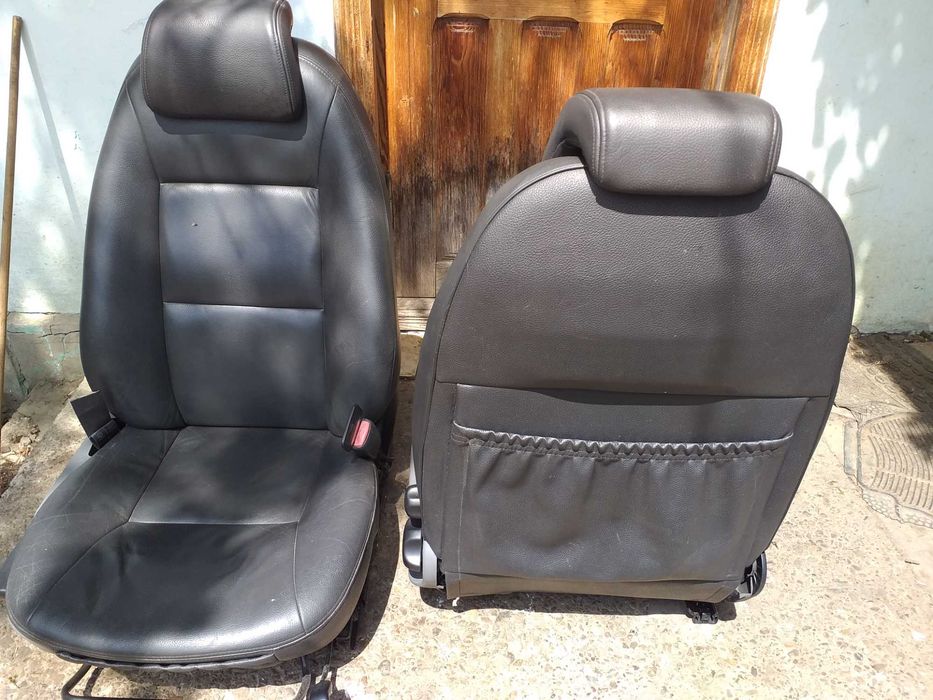 Scaune fata piele auto