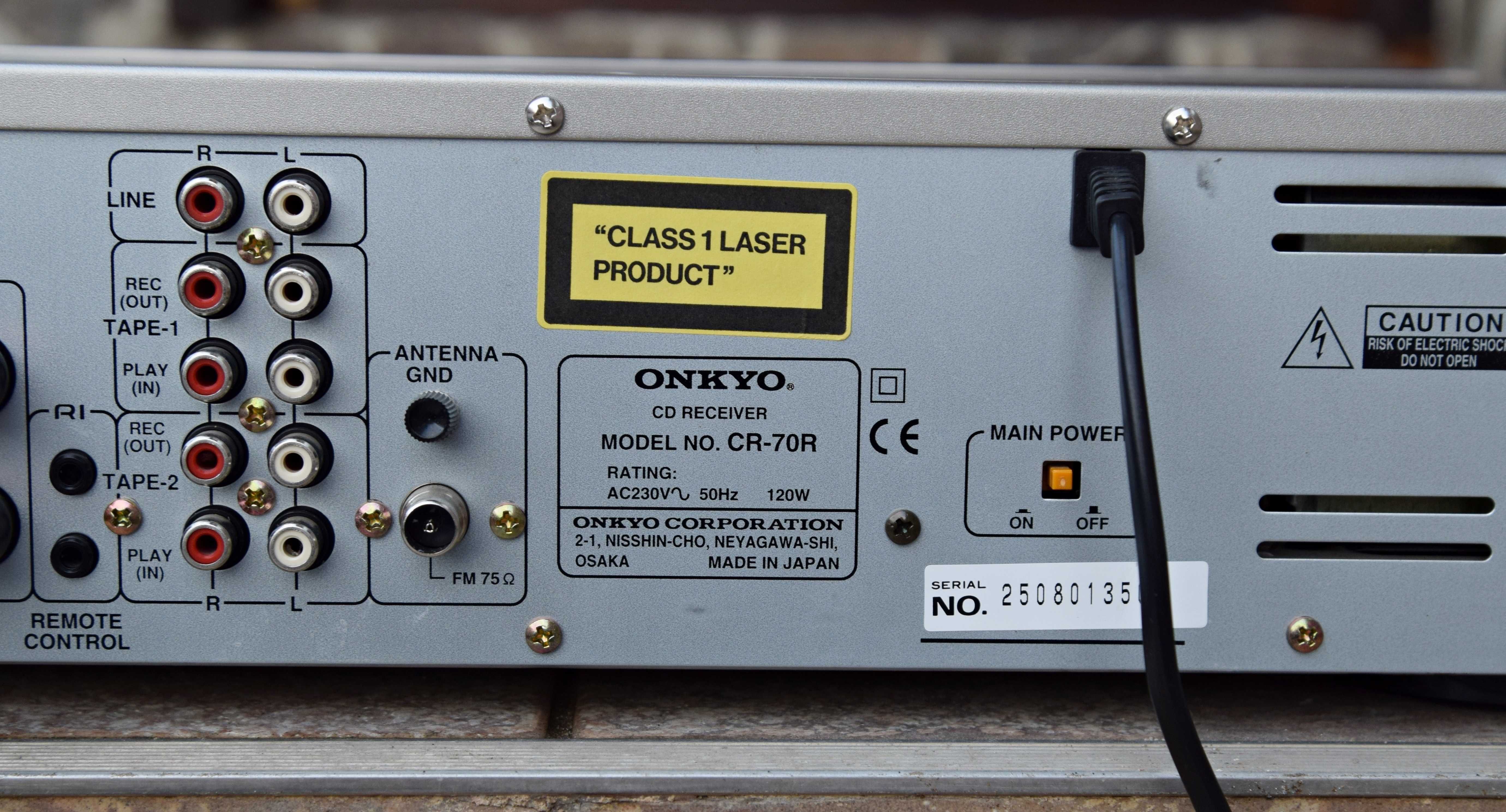 Amplificator Onkyo CR-70R, CD player Receiver