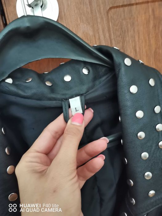 Дамско кожено яке от агнешки бокс