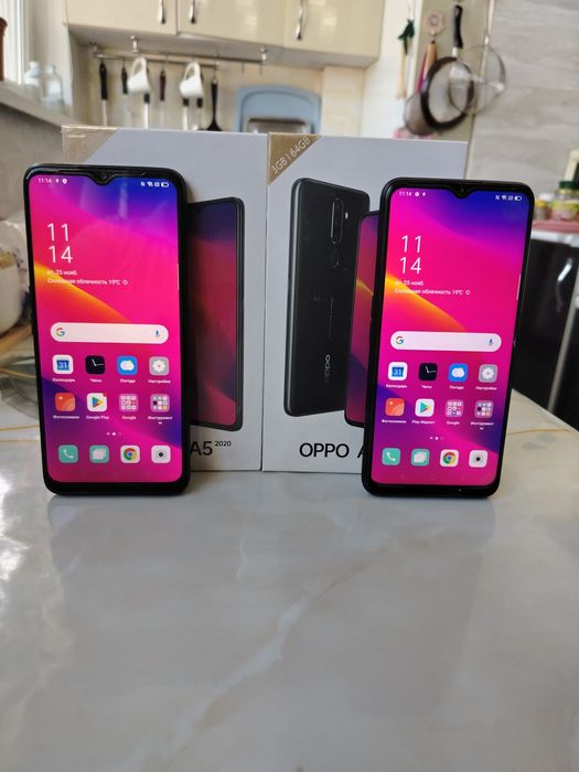 Продам сотовый телефон андроид ОРРО А5 две штуки 2020 г. в.