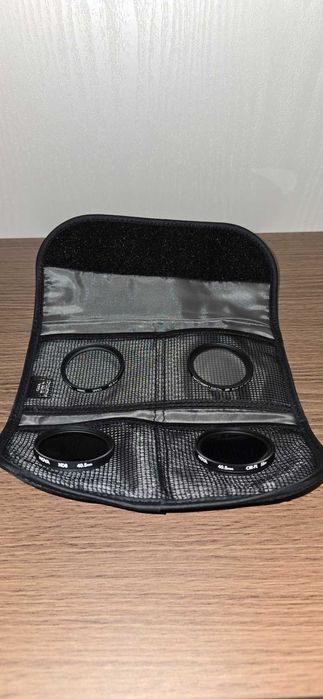 Set filtre foto HOYA + K&F Concept – 40.5mm (UV, CPL, ND8)