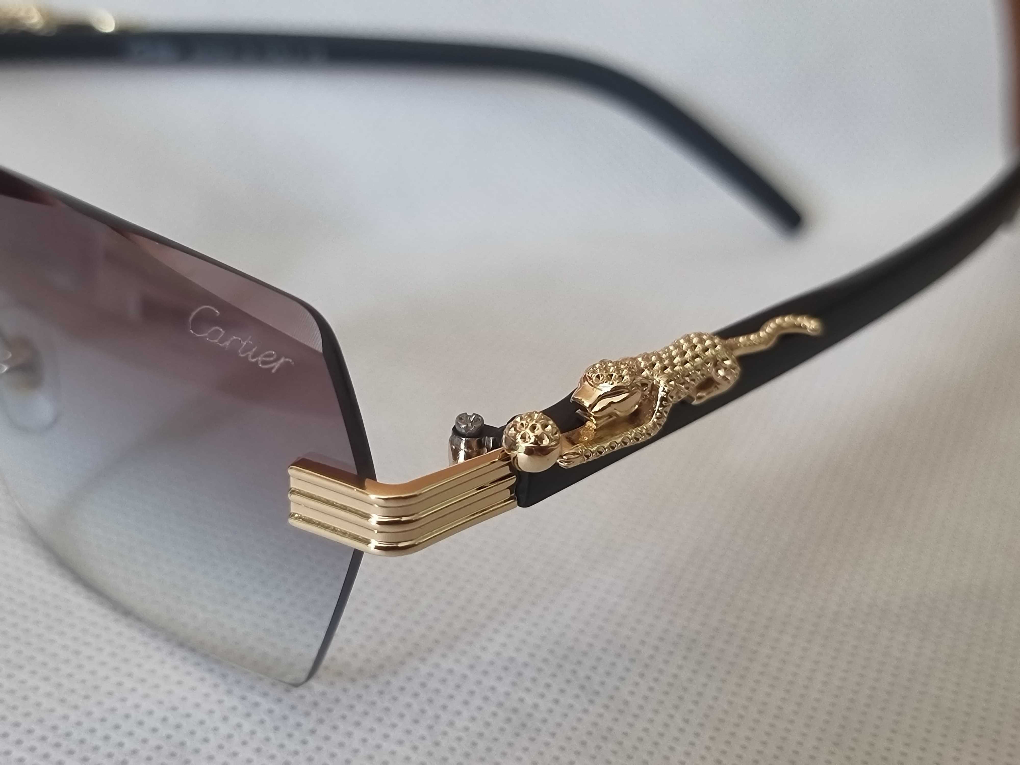 Ochelari de soare Cartier model 8335 lentila maro