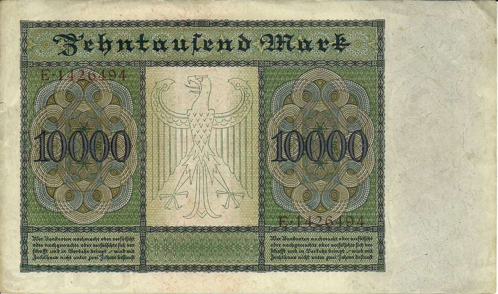 10,000 Mark - 1922 German