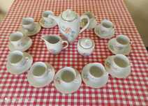 Set cafea 15 piese vintage. NOU, nefolosit