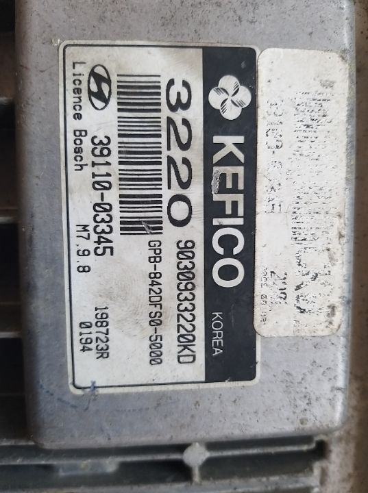 Ecu calculator motor hyundai i20 1.2 b 2008-2015 39110-03345