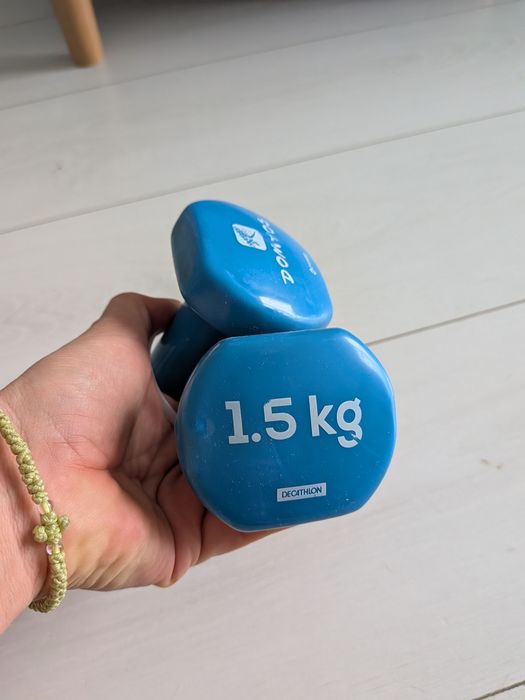 Gantere 1.5 kg 2 bucati Decathlon Domyos