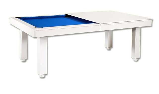 Билярдна маса с плот за хранене. 
Елегантен дизайн. В бяло или черно.