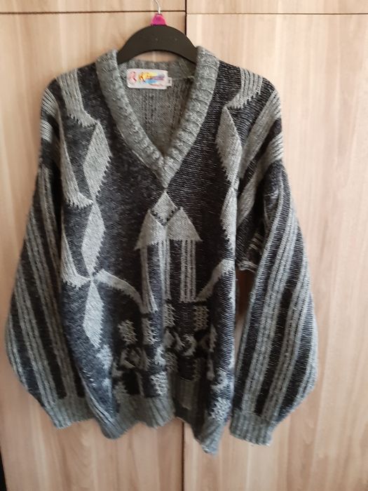 Джемпер мужской из натуральной шерсти, Индия