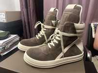 Rick owens geobaskets brown suede