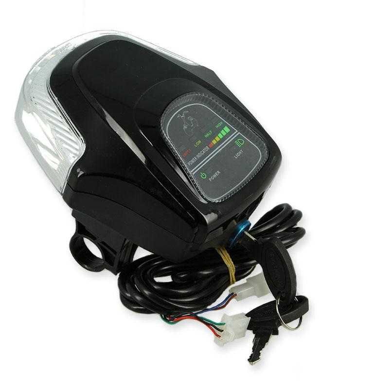 Far scuter electric 60v Harley citycoco contact cu cheie far led nou