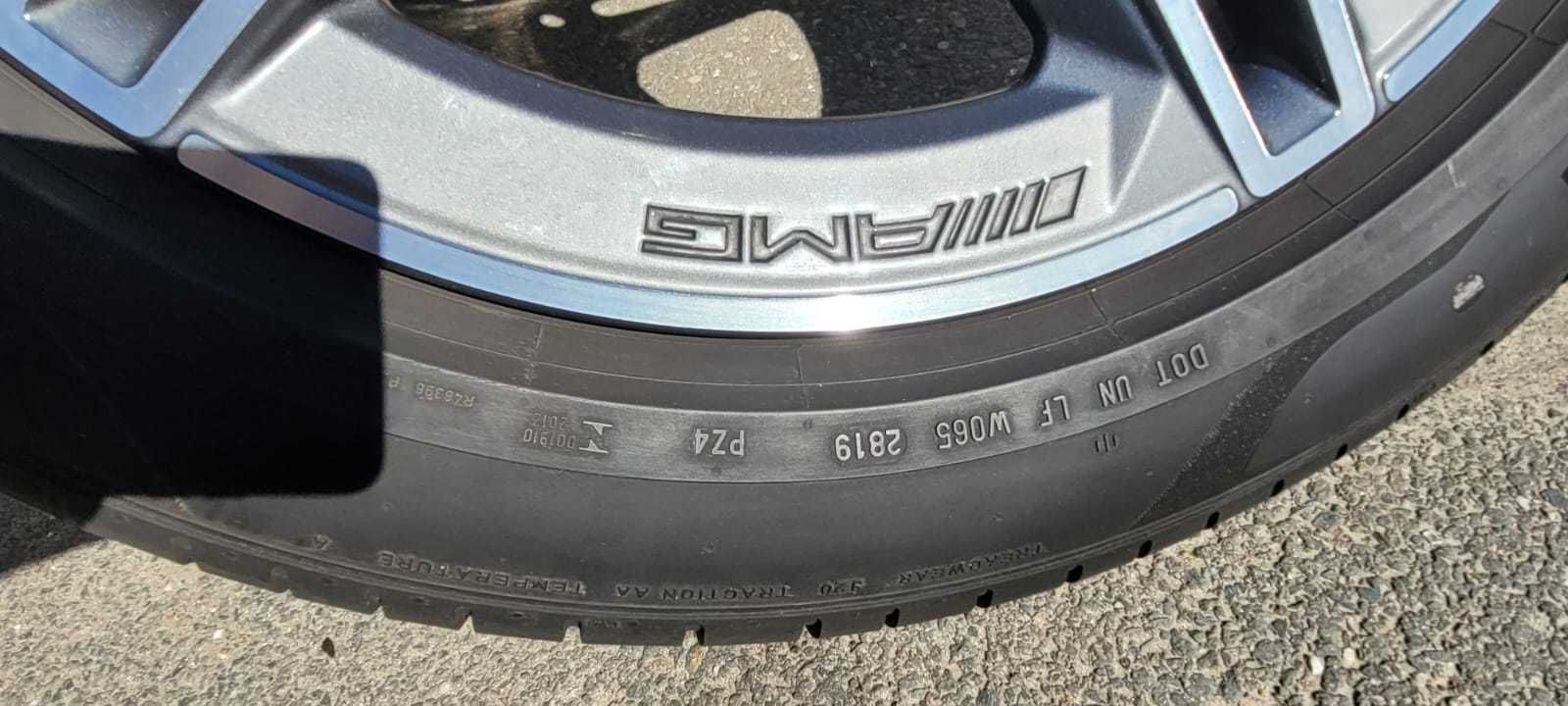 Jante Mercedes GLC 19" cu anvelope vara Pirelli P zero 235//50 R19
