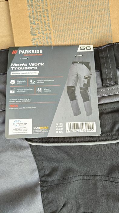 Pantaloni lucru Parkside Performance mărimea 56-XXL