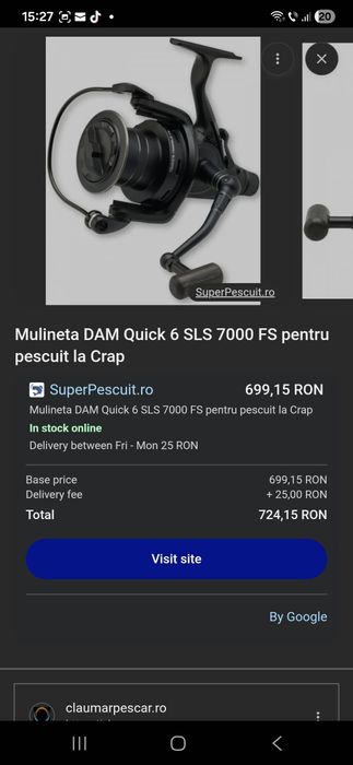 Mulinete DAM Quick 6 sls 7000 FS