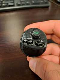 Bluetooth предавател за радио и зарядно устройство