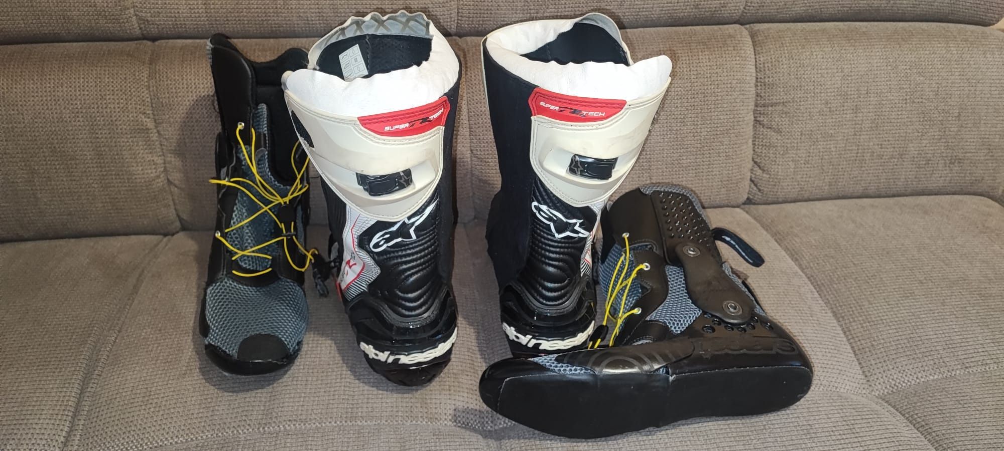 Vand cizme moto Alpinestars Supertech 41/42