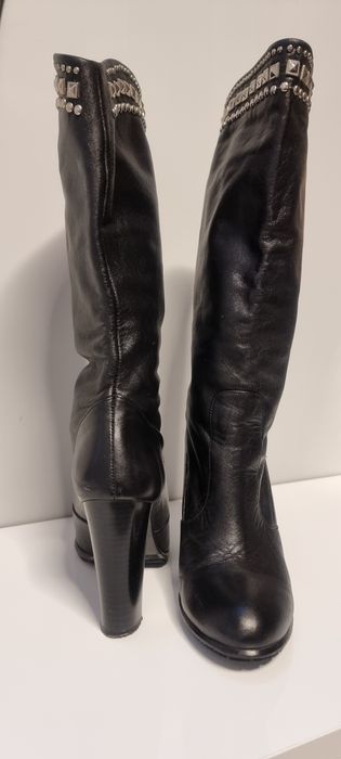 Дамски ботуши на ток - Sara Pen