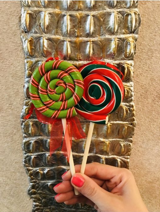 Ёлочная игрушка леденец