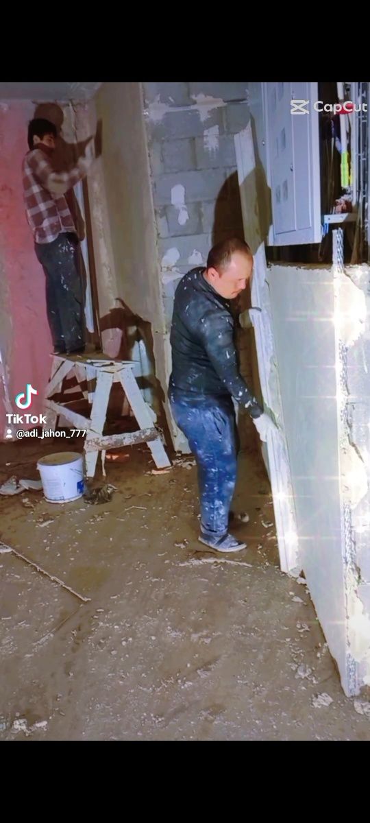 Shikaturka rodmin suvoq pad mayak qilamiz kafel terish hizmati ham bor