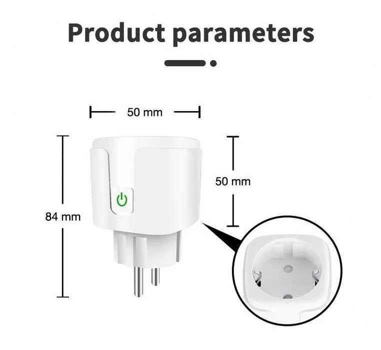 WiFi смарт контакт с мониторинг