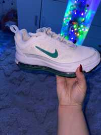 NIKE Max Air Ap Pantofi sport cu garnituri din piele ecologica