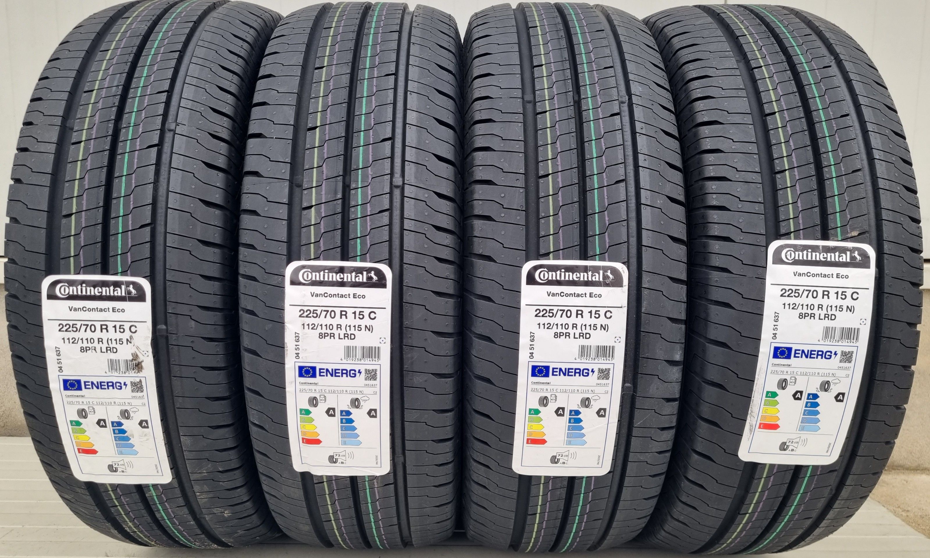 225/70 R15C, 112R, CONTINENTAL, VanContact ECO, Anvelope de vara